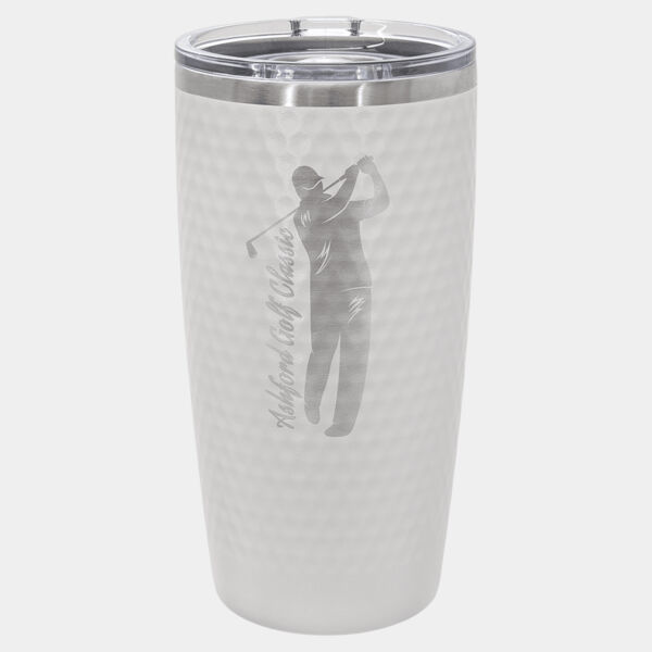 Polar Camel 20 oz. Golf Tumbler - Full Dimples and Slider Lid Thumbnail