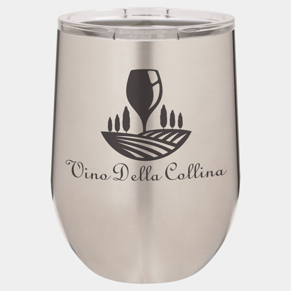 Polar Camel 12 oz. Stemless Wine Tumbler with Standard Lid Thumbnail