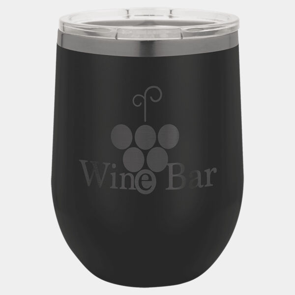 Polar Camel 12 oz. / Stemless Wine Tumbler with Standard Lid Thumbnail