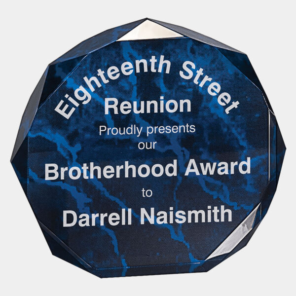 6" Marble Octagon Acrylic Award Thumbnail