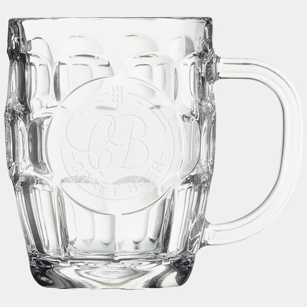 Polar Camel 20 oz. Beer Mug with Handle & Round Engraving Area Thumbnail