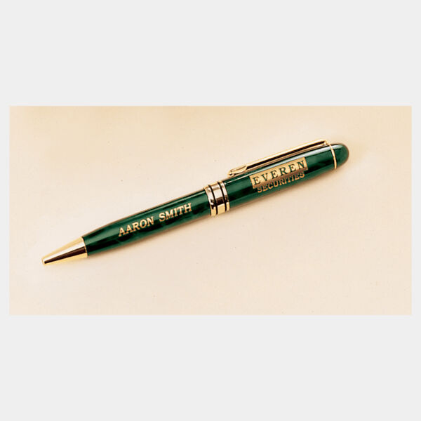 5 1/4" Marble Brass Pen Thumbnail