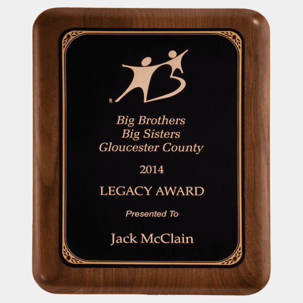 7" x 9" American Plaque with Border LaserFX Plate Thumbnail