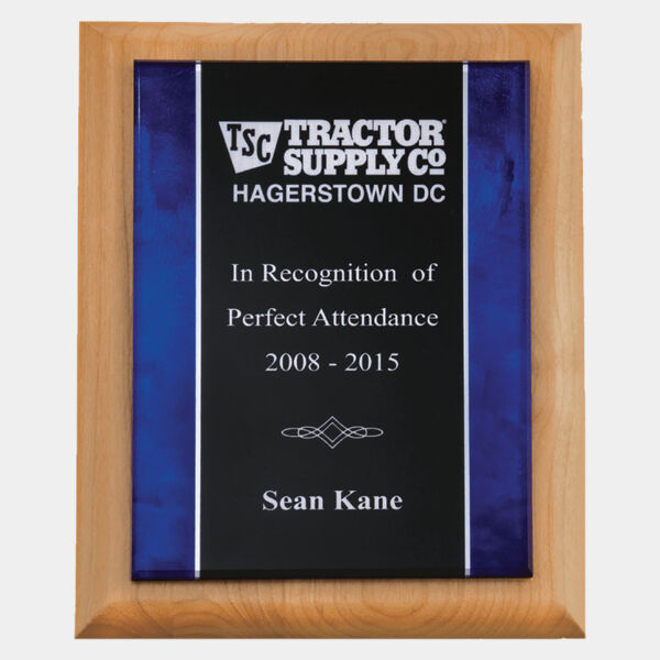 8" x 10 Airflyte Natural Plaque with Border Acrylic Plate Thumbnail