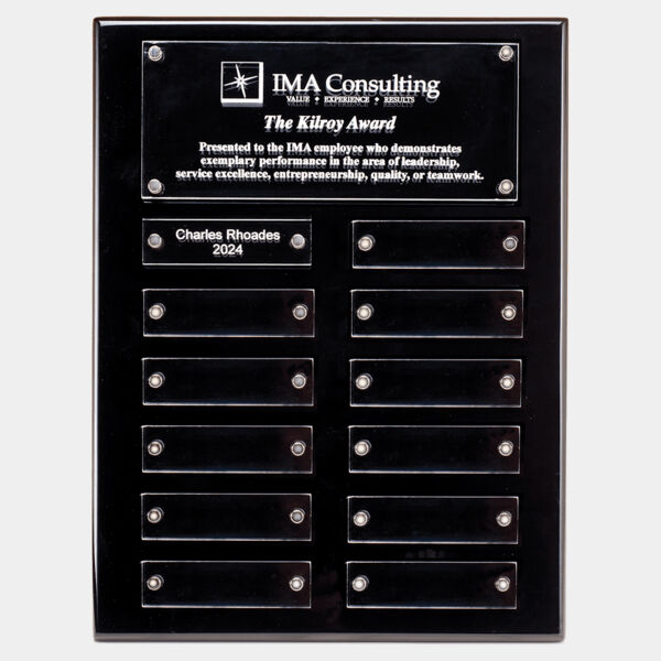 High Gloss Plaque with 12 Acrylic Engraving Plates Thumbnail