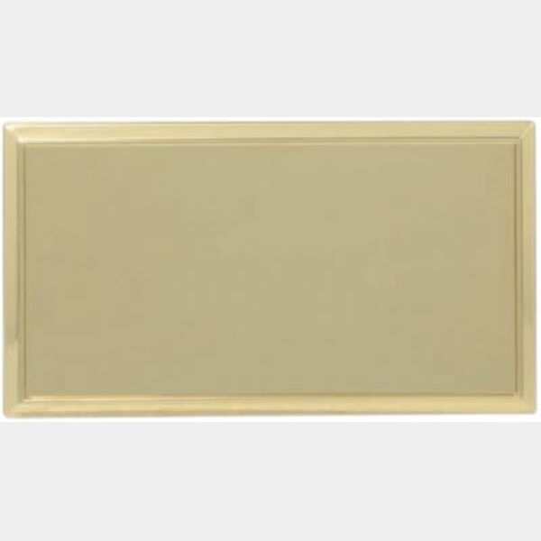 3" x 1 1/2" Square Corner Plastic Badge Frame Thumbnail