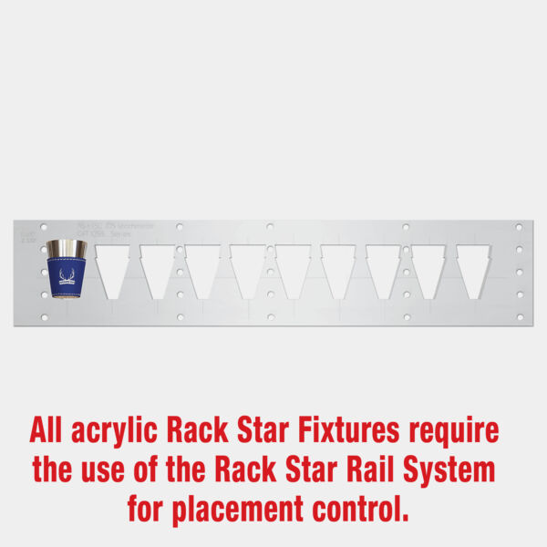 Laserable Leatherette Shot Glass Fixture-Holds 10 Thumbnail