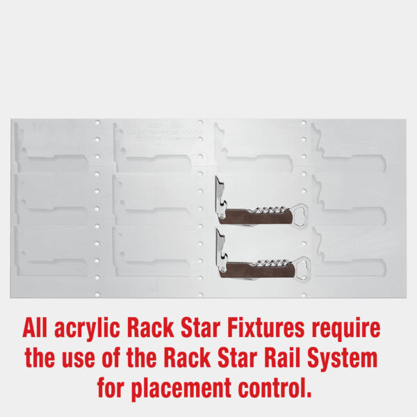 5 1/4" Wine Bottle Opener Fixture-Holds 12 Thumbnail