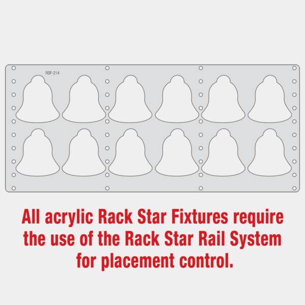 Rack Star Fixture for CGS105 3" Bell Ornament Thumbnail