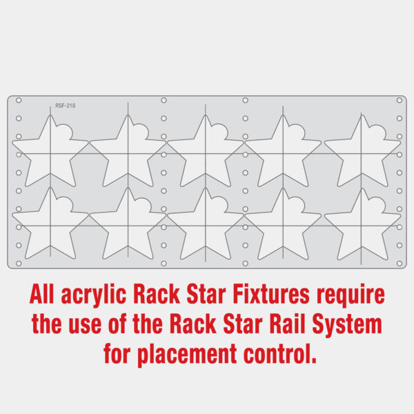 Laserable Leatherette Star Ornament Fixture Thumbnail