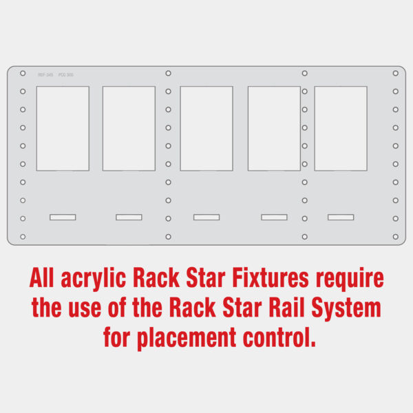 PCG305 10.5 oz. Wine Glass Rack Star Fixture Thumbnail