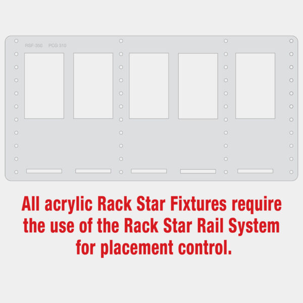 PCG310 19 oz. Wine Glass Rack Star Fixture- Holds 5 Thumbnail