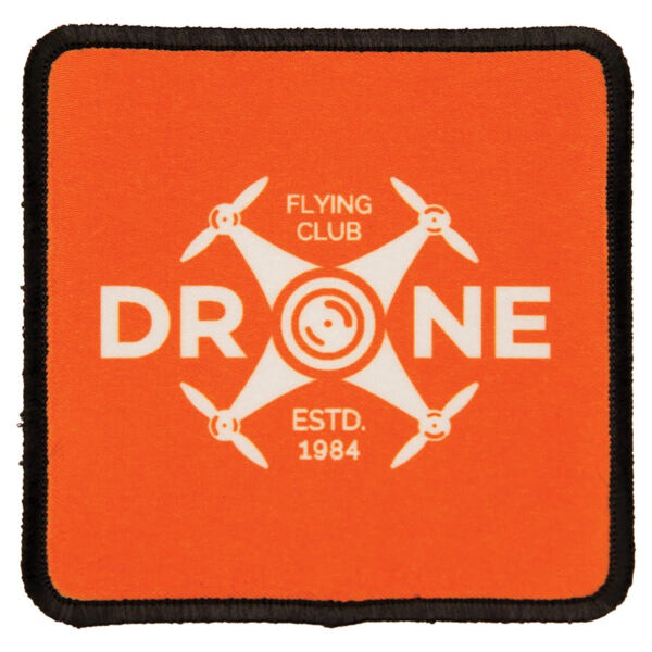 3" x 3" Square Sublimatable Patch with Adhesive & Border Thumbnail