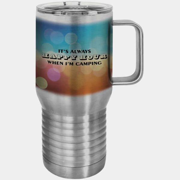 Sublimatable Polar Camel 20 oz. Travel Mug with Slider Lid Thumbnail