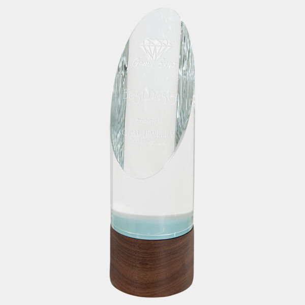 9" Cylinder Sierra Glass with Base Thumbnail