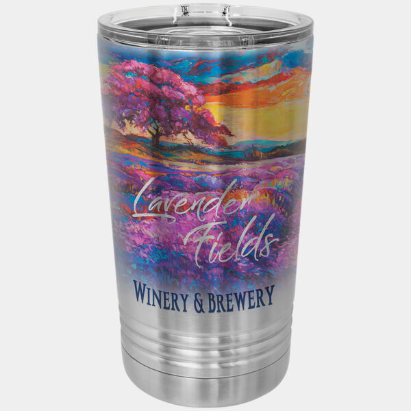 Sublimatable 16 oz. Polar Camel Pint with Slider Lid Thumbnail