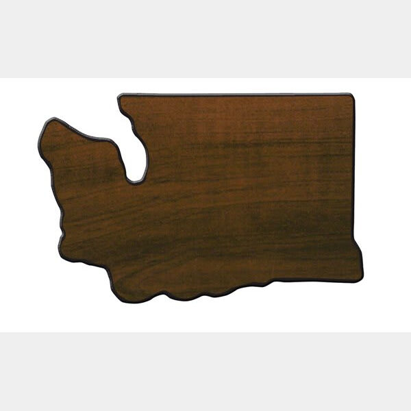 7 3/8" x 11 3/8" Finish Edge Washington State Plaque Thumbnail