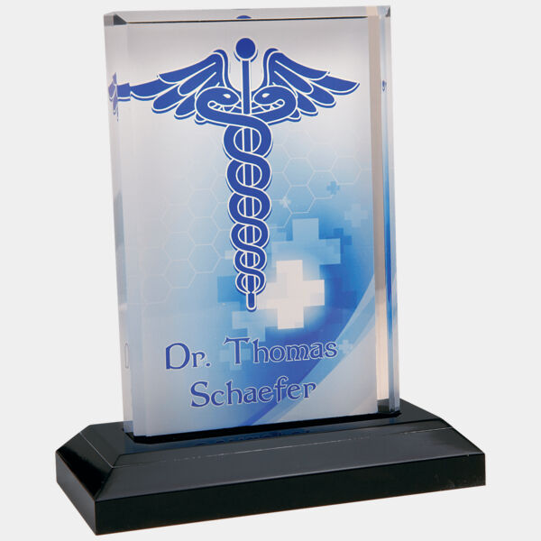 5" x 6" Sublimatable Rectangle Beveled Impress Acrylic Thumbnail