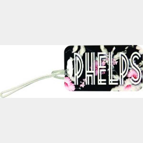 2.5" x 4.25" Semi-Gloss Unisub Aluminum Rectangle 2-Sided Bag Tag Thumbnail