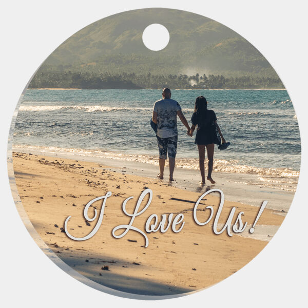 3.12 Diameter Unisub Round Acrylic Ornament, 1-Sided (Ribbon/Hanger Not Included Thumbnail