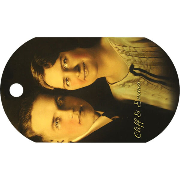 1.15" x 2" Sublimatable Unisub Aluminum 1-Sided ID Tag Thumbnail