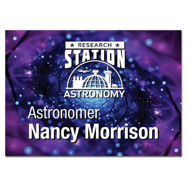 3.5" x 2.5" Gloss Unisub Aluminum Name Badge with Square Corners Thumbnail