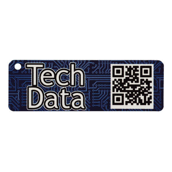 1" x 3" Sublimatable UVSub Aluminum Rectangle Keychain Thumbnail