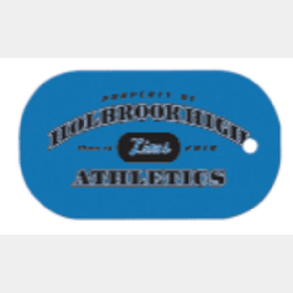 1 1/8" x 2" Sublimatable UVSub Aluminum Dog Tag Thumbnail