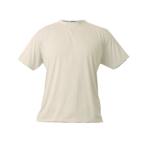 X-Small Sand Short Sleeve Basic T-Shirt Thumbnail