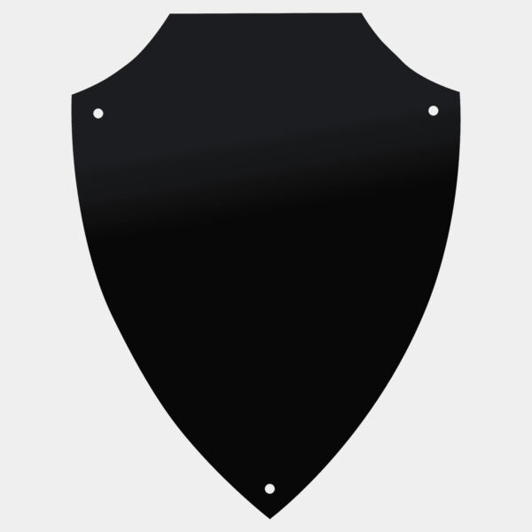 4 1/4" x 5 5/8" Laserable Brass Shield Plate Thumbnail