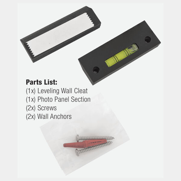 8 x 8 to 10 x 10 Photo 4-Way French Cleat Hanging System Thumbnail