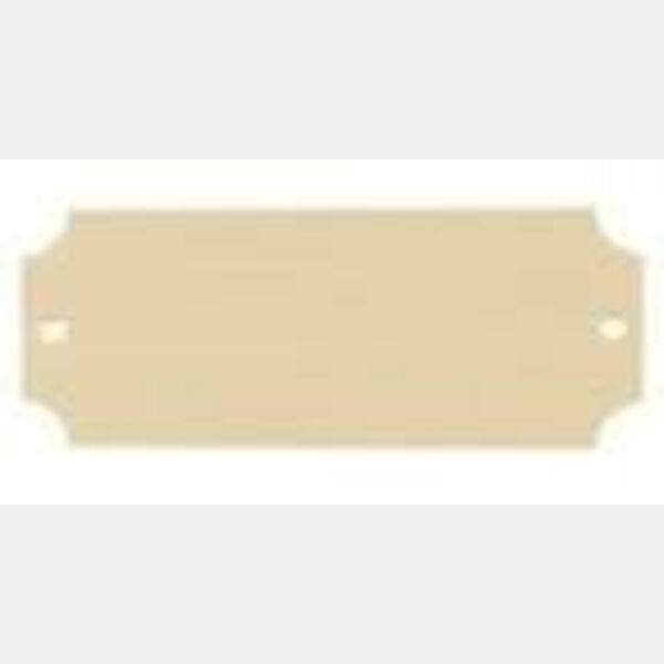 2 1/2" x 1" Bright Brass Perpetual Plate Thumbnail