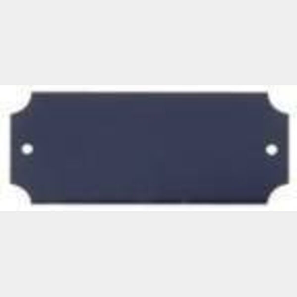 2 1/2" x 1" Laserable Aluminum Perpetual Plate Thumbnail