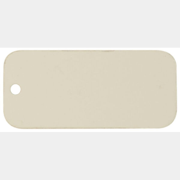 1 1/8" x 2 1/2" Sublimatable Rectangle Aluminum Tag Thumbnail