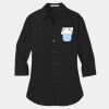 Women's 3/4 Sleeve Carefree Poplin Shirt Thumbnail
