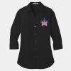 Women's 3/4 Sleeve Carefree Poplin Shirt Thumbnail