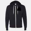 Unisex Heathered French Terry Full-Zip Hooded Sweatshirt Thumbnail