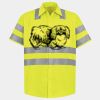 Men's High Visibility Safety Short Sleeve Work Shirt Thumbnail