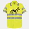 Men's High Visibility Safety Short Sleeve Work Shirt Thumbnail