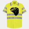 Men's High Visibility Safety Short Sleeve Work Shirt Thumbnail