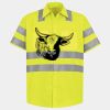 Men's High Visibility Safety Short Sleeve Work Shirt Thumbnail