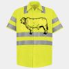 Men's High Visibility Safety Short Sleeve Work Shirt Thumbnail