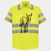 Men's High Visibility Safety Short Sleeve Work Shirt Thumbnail