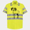 Men's High Visibility Safety Short Sleeve Work Shirt Thumbnail