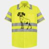 Men's High Visibility Safety Short Sleeve Work Shirt Thumbnail