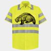 Men's High Visibility Safety Short Sleeve Work Shirt Thumbnail