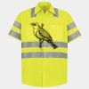 Men's High Visibility Safety Short Sleeve Work Shirt Thumbnail
