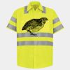 Men's High Visibility Safety Short Sleeve Work Shirt Thumbnail