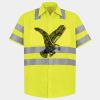 Men's High Visibility Safety Short Sleeve Work Shirt Thumbnail