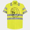 Men's High Visibility Safety Short Sleeve Work Shirt Thumbnail